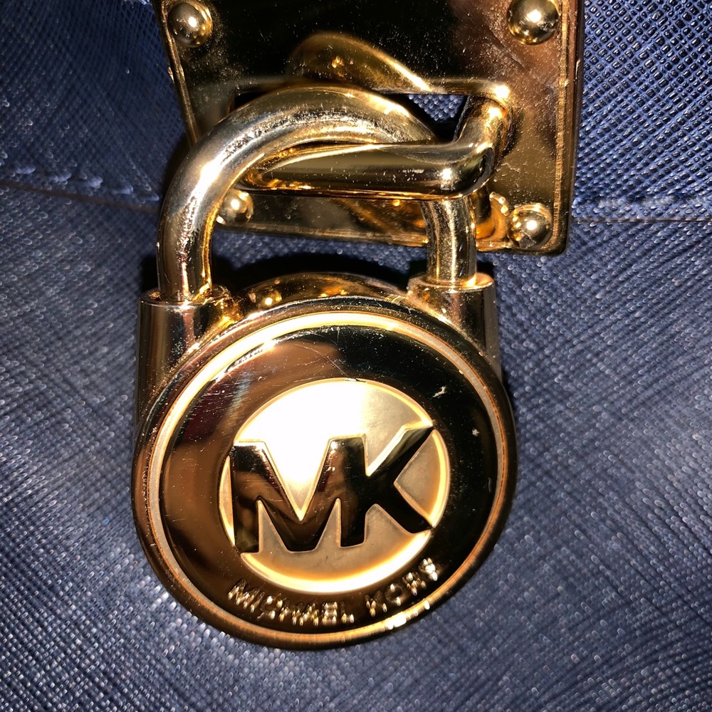 Michael Kors Navy Handbag - Picture 4 of 6